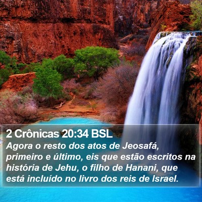 2 Crônicas 20:34 BSL Bible Verse Image