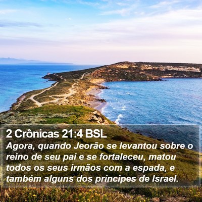 2 Crônicas 21:4 BSL Bible Verse Image