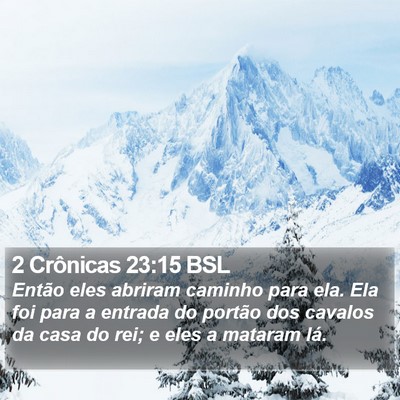 2 Crônicas 23:15 BSL Bible Verse Image