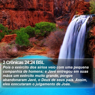 2 Crônicas 24:24 BSL Bible Verse Image