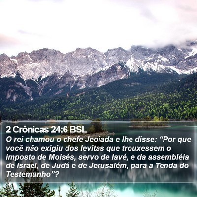2 Crônicas 24:6 BSL Bible Verse Image