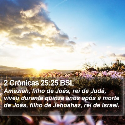 2 Crônicas 25:25 BSL Bible Verse Image