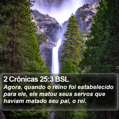 2 Crônicas 25:3 BSL Bible Verse Image