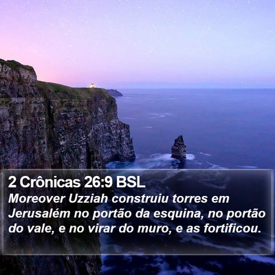 2 Crônicas 26:9 BSL Bible Verse Image
