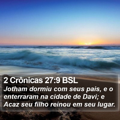 2 Crônicas 27:9 BSL Bible Verse Image