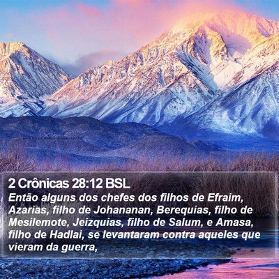 2 Crônicas 28:12 BSL Bible Verse Image