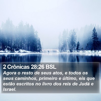 2 Crônicas 28:26 BSL Bible Verse Image