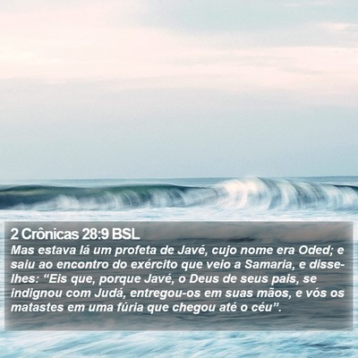2 Crônicas 28:9 BSL Bible Verse Image