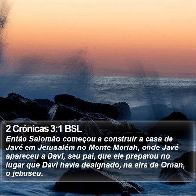 2 Crônicas 3:1 BSL Bible Verse Image