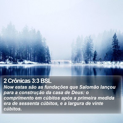 2 Crônicas 3:3 BSL Bible Verse Image