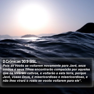 2 Crônicas 30:9 BSL Bible Verse Image