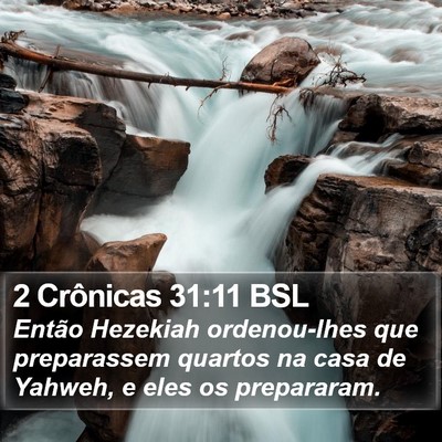 2 Crônicas 31:11 BSL Bible Verse Image