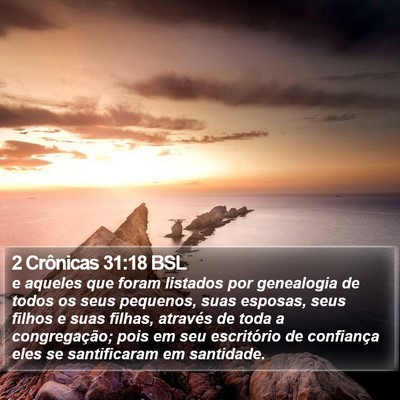 2 Crônicas 31:18 BSL Bible Verse Image