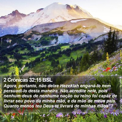 2 Crônicas 32:15 BSL Bible Verse Image