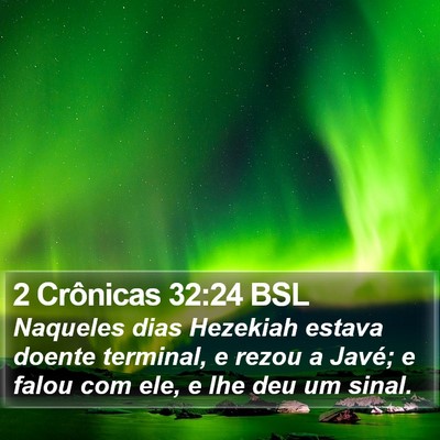 2 Crônicas 32:24 BSL Bible Verse Image