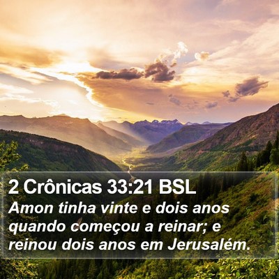 2 Crônicas 33:21 BSL Bible Verse Image