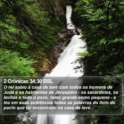2 Crônicas 34:30 BSL Bible Verse Image