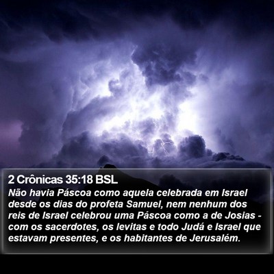 2 Crônicas 35:18 BSL Bible Verse Image