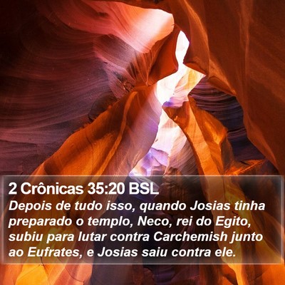 2 Crônicas 35:20 BSL Bible Verse Image