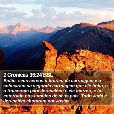2 Crônicas 35:24 BSL Bible Verse Image