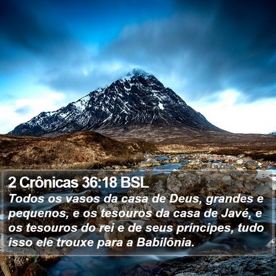 2 Crônicas 36:18 BSL Bible Verse Image