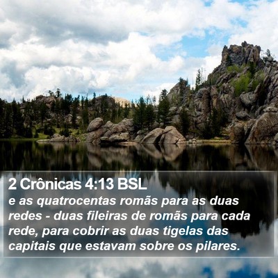 2 Crônicas 4:13 BSL Bible Verse Image