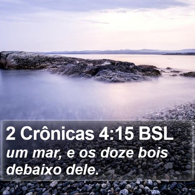 2 Crônicas 4:15 BSL Bible Verse Image