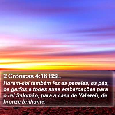 2 Crônicas 4:16 BSL Bible Verse Image