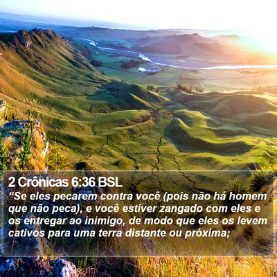 2 Crônicas 6:36 BSL Bible Verse Image