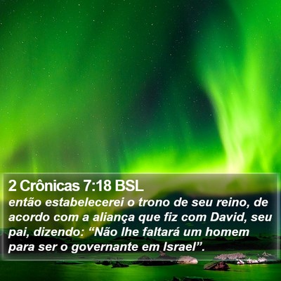 2 Crônicas 7:18 BSL Bible Verse Image