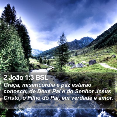 2 João 1:3 BSL Bible Verse Image