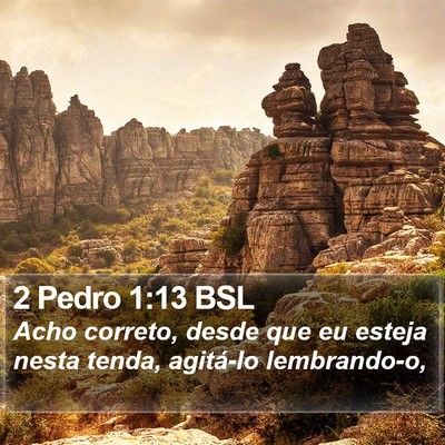 2 Pedro 1:13 BSL Bible Verse Image