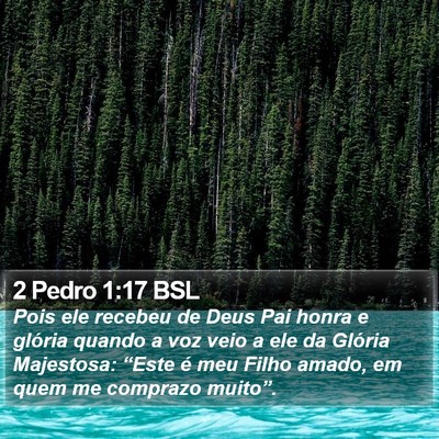 2 Pedro 1:17 BSL Bible Verse Image