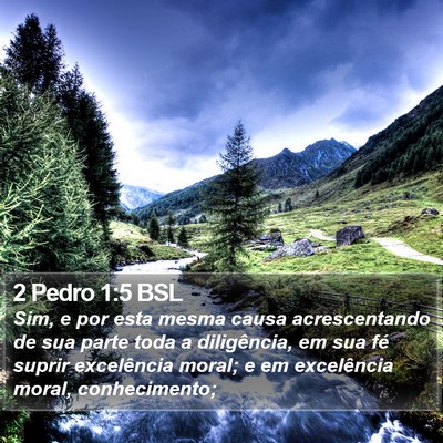 2 Pedro 1:5 BSL Bible Verse Image