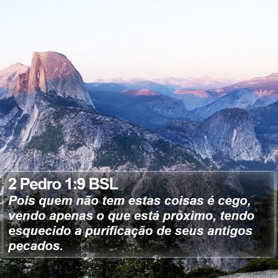 2 Pedro 1:9 BSL Bible Verse Image