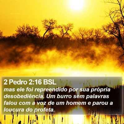 2 Pedro 2:16 BSL Bible Verse Image