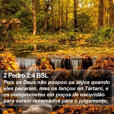 2 Pedro 2:4 BSL Bible Verse Image