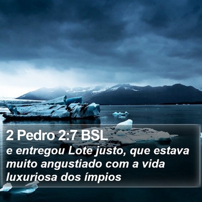 2 Pedro 2:7 BSL Bible Verse Image