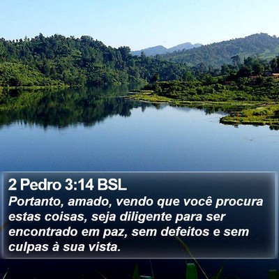 2 Pedro 3:14 BSL Bible Verse Image