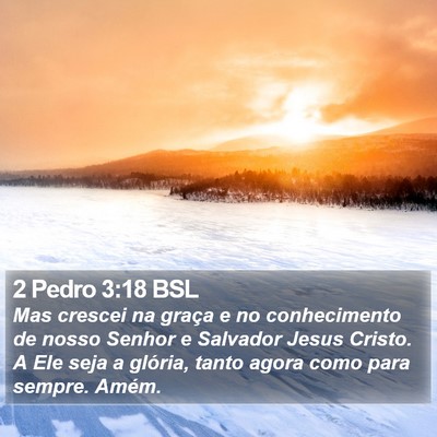 2 Pedro 3:18 BSL Bible Verse Image