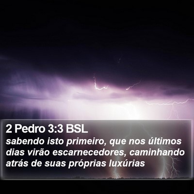 2 Pedro 3:3 BSL Bible Verse Image