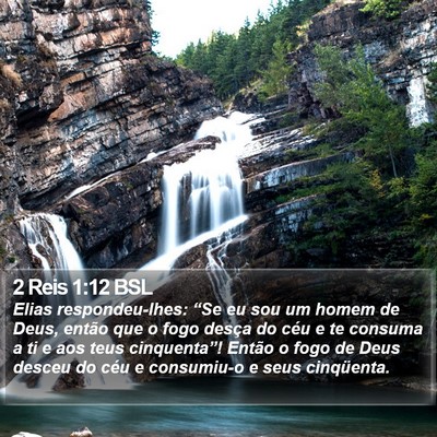 2 Reis 1:12 BSL Bible Verse Image