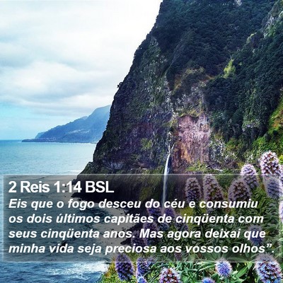 2 Reis 1:14 BSL Bible Verse Image