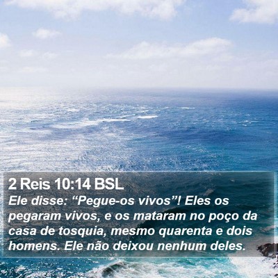 2 Reis 10:14 BSL Bible Verse Image