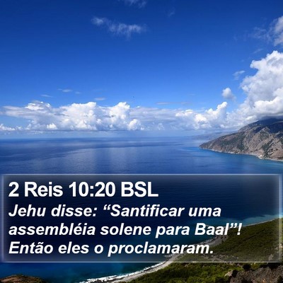 2 Reis 10:20 BSL Bible Verse Image