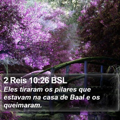 2 Reis 10:26 BSL Bible Verse Image
