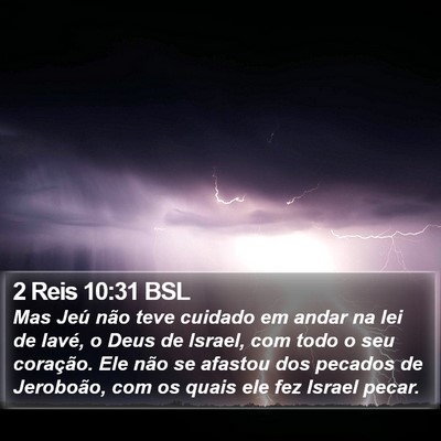 2 Reis 10:31 BSL Bible Verse Image