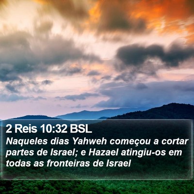 2 Reis 10:32 BSL Bible Verse Image