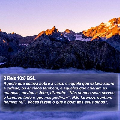 2 Reis 10:5 BSL Bible Verse Image