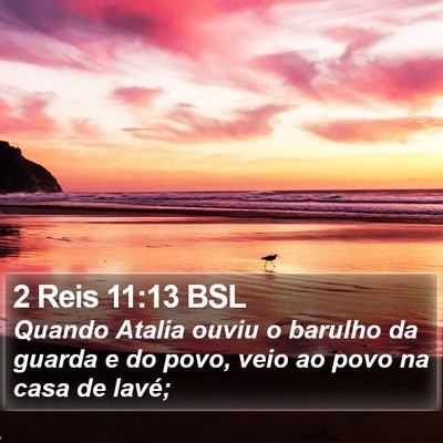 2 Reis 11:13 BSL Bible Verse Image